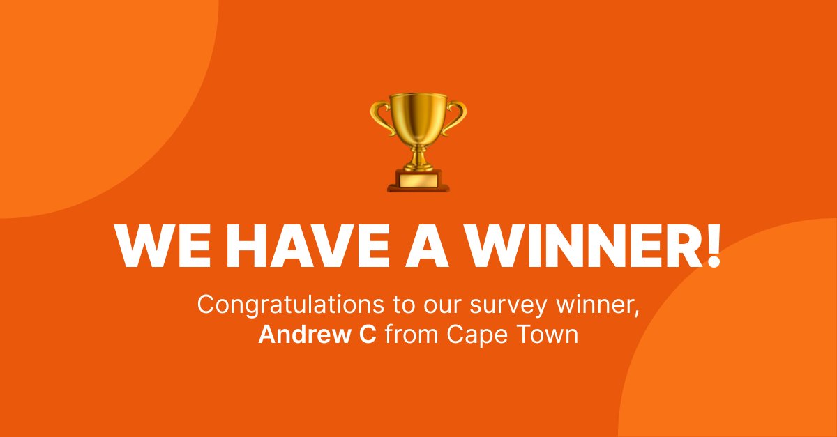 fynbosmoney's tweet photo. 🎉 Congratulations to our survey winner and a big thank you to everyone who participated.  Your insights have been invaluable and we’re excited to learn more from you! #Decomplicated #Investing #Finance https://t.co/1vUftuu0SG