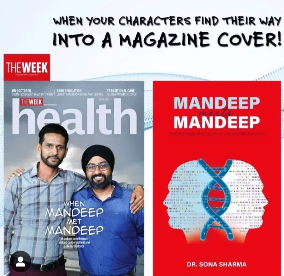 My small contribution to the cause - a true story of a #cml survivor, Mandeep Meets Mandeep. A source of hope and positivity. #mandeepmeetsmandeep @DKMS_BMST_in <a href="/Friends_Of_Max/">Friends Of Max</a> <a href="/chaiforcancer/">Chai for Cancer</a>