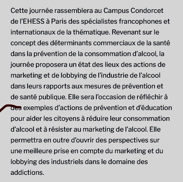 GuylaineBenech's tweet image. #thread “Prendre en considération le marketing et le lobbying de l’industrie alcoolière pour mieux prévenir les dommages liés à l’alcool” - la journée d’étude va bientôt commencer ! Ça se passe aujourd’hui, à l’EHESS Paris. Ça vous dit  un thread de l’événement en direct ici ?