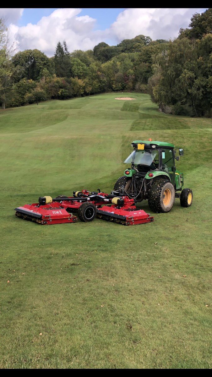 Stacked with demos this week around the country with the <a href="/ProTurfMowers/">Progressive Turf Equipment</a> TDR-X. 
Lift-N-Turn, Extended maintenance intervals and market leading build quality all standard features! 
DM me if you would like to see it too #mowers #golf #mowing #groundsmaintenance #grounds #cutting