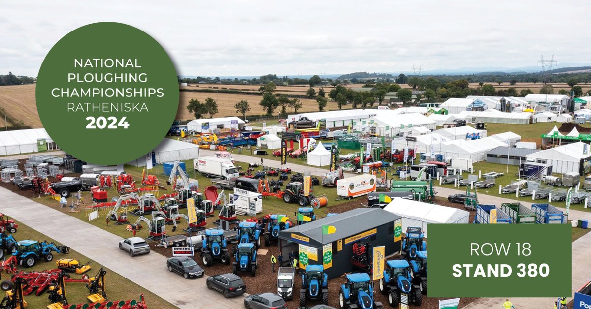 We can’t wait to welcome you to our stand (308) at National Ploughing Championships from September 17-19! Our team will be on hand to offer advice and help you find the perfect fit for your farm vehicles and machinery.

#NPC2024 #Agricultural #Farming #TyreWholesaleRedefined