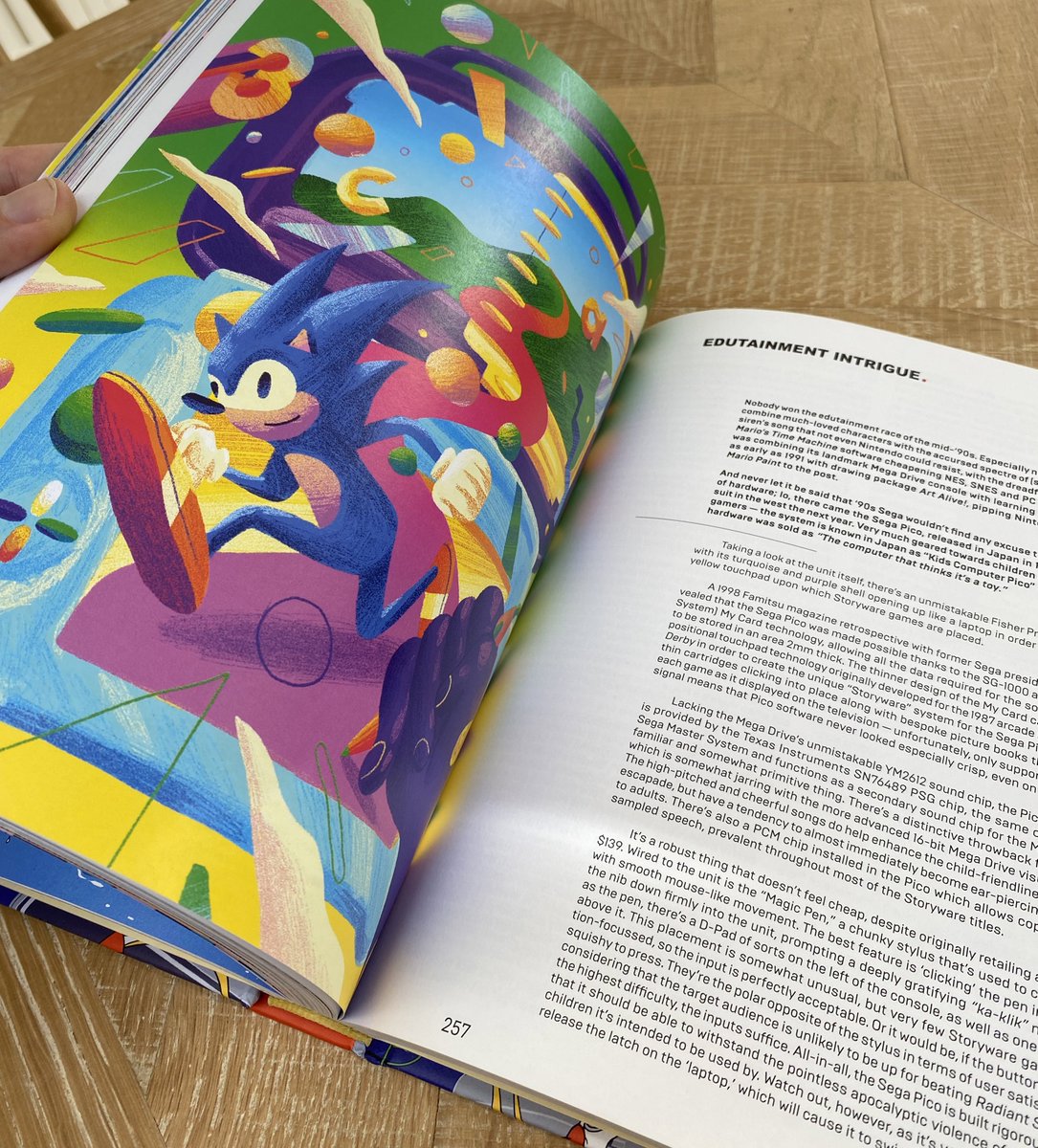 A couple of images of our book A Handheld History 88-95, a weighty tome of gaming history preserved in historical retrospectives and personal essays, complimented by a stunning array of illustrations from <a href="/jimmy_knives/">JIMMY ☻ KNIVES (YOWCHO)</a> <a href="/jackteagle/">Jack Teagle</a> <a href="/scott_balmer/">Scott Balmer</a> &amp; more!