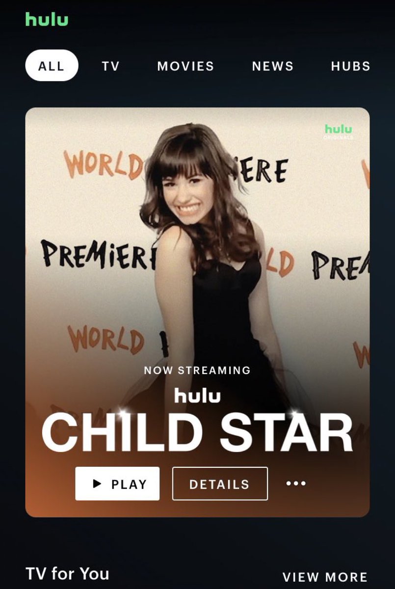 DDLchartdata's tweet image. 🚨 Child Star is now available on Hulu and Disney +