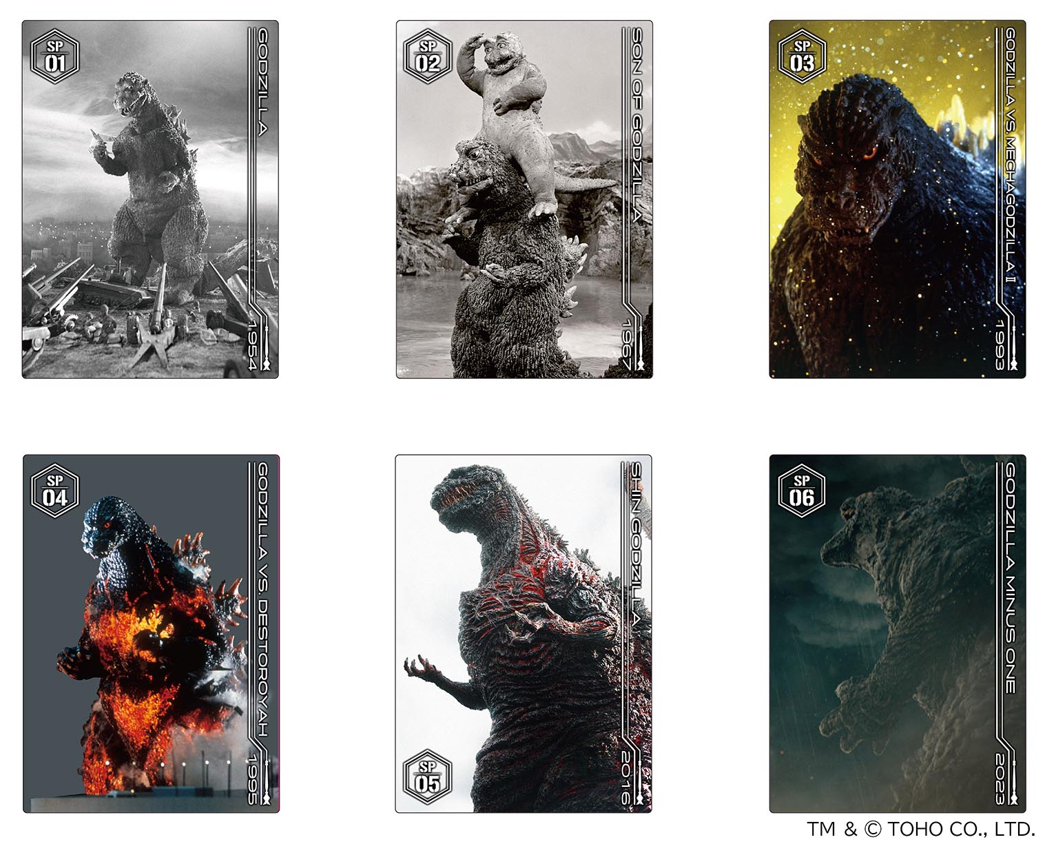 New Release] Godzilla Card Collection When I opened it, it