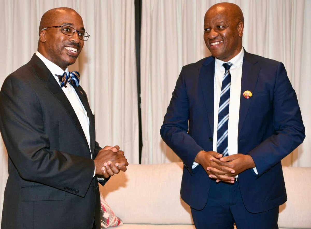 U.S. Ambassador to the Republic of South Africa (@usambrsa) on Twitter photo Thank you for the warm welcome to KwaZulu-Natal, Premier <a href="/ThamiNtuliy/">#NTULI 2024KZNPREMIER</a>. Proud of the work we are doing w/<a href="/kzngov/">KZN Provincial Gov</a> to promote inclusive economic growth through trade and looking forward to growing our partnership further. #USinKZN #USinSA Thank you for the warm welcome to KwaZulu-Natal, Premier <a href="/ThamiNtuliy/">#NTULI 2024KZNPREMIER</a>. Proud of the work we are doing w/<a href="/kzngov/">KZN Provincial Gov</a> to promote inclusive economic growth through trade and looking forward to growing our partnership further. #USinKZN #USinSA