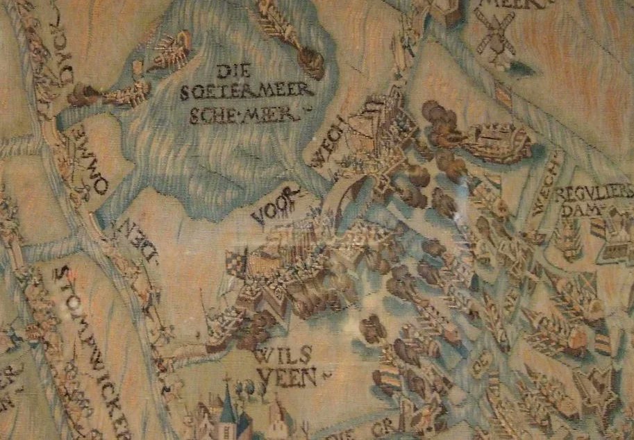 Vandaag in 1574 werd er hevig gevochten bij het Soetermeersche Meer. Boisot probeerde een doortocht in de richting van Leiden te forceren maar stuitte op hevige Spaanse weerstand. De oorlogshandelingen moeten vanuit Leiden te horen en te zien zijn geweest. #450jaarLeidensOntzet