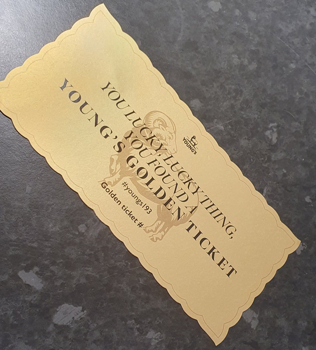 Kings Arms Oxford (@kingsarmsoxford) on Twitter photo It's <a href="/youngspubs/">Young's Pubs</a> 193rd Birthday in just 2 days and we're giving the gifts!!!
Keep an eye out in the pub for a Golden Ticket and then enjoy your prize.
Also, grab a raffle ticket from the bar to support <a href="/charityspoon/">Wooden Spoon</a> for a chance to win one of our great prizes.
#youngs193 It's <a href="/youngspubs/">Young's Pubs</a> 193rd Birthday in just 2 days and we're giving the gifts!!!
Keep an eye out in the pub for a Golden Ticket and then enjoy your prize.
Also, grab a raffle ticket from the bar to support <a href="/charityspoon/">Wooden Spoon</a> for a chance to win one of our great prizes.
#youngs193