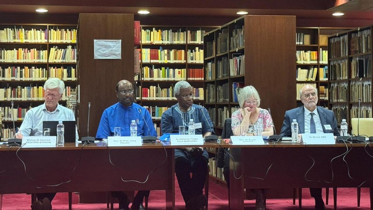 A World Council of Churches working group is in Athens this week, drawing up recommendations for action on the situation in #Palestine. <a href="/ArchbishopThabo/">Thabo Makgoba</a> is co-moderator of the meeting. oikoumene.org/news/wcc-worki…