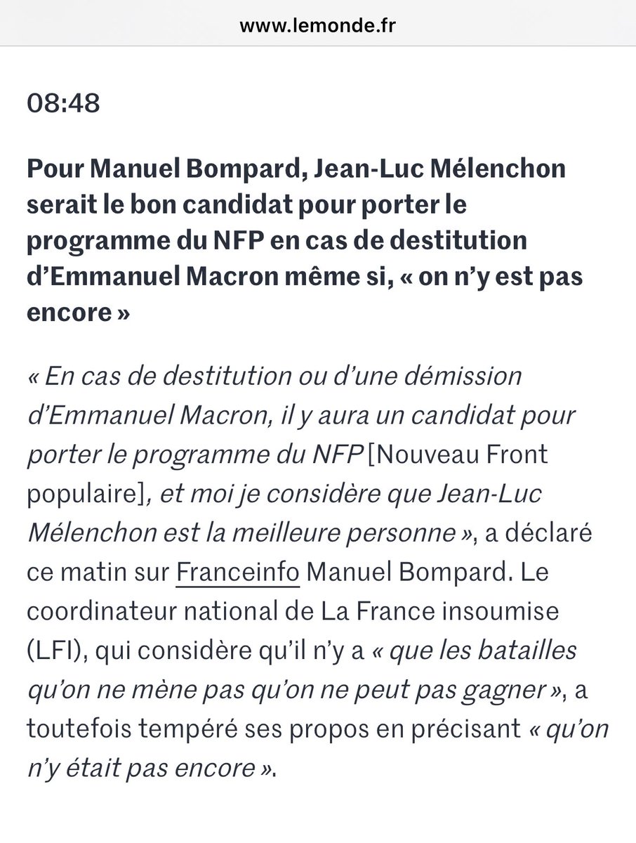 lookatluc9's tweet image. Blague du jour comico-tragique par #Bompard sur le recyclage des vieilles solutions vouées à l’échec certain : #Melenchon face à MLP !