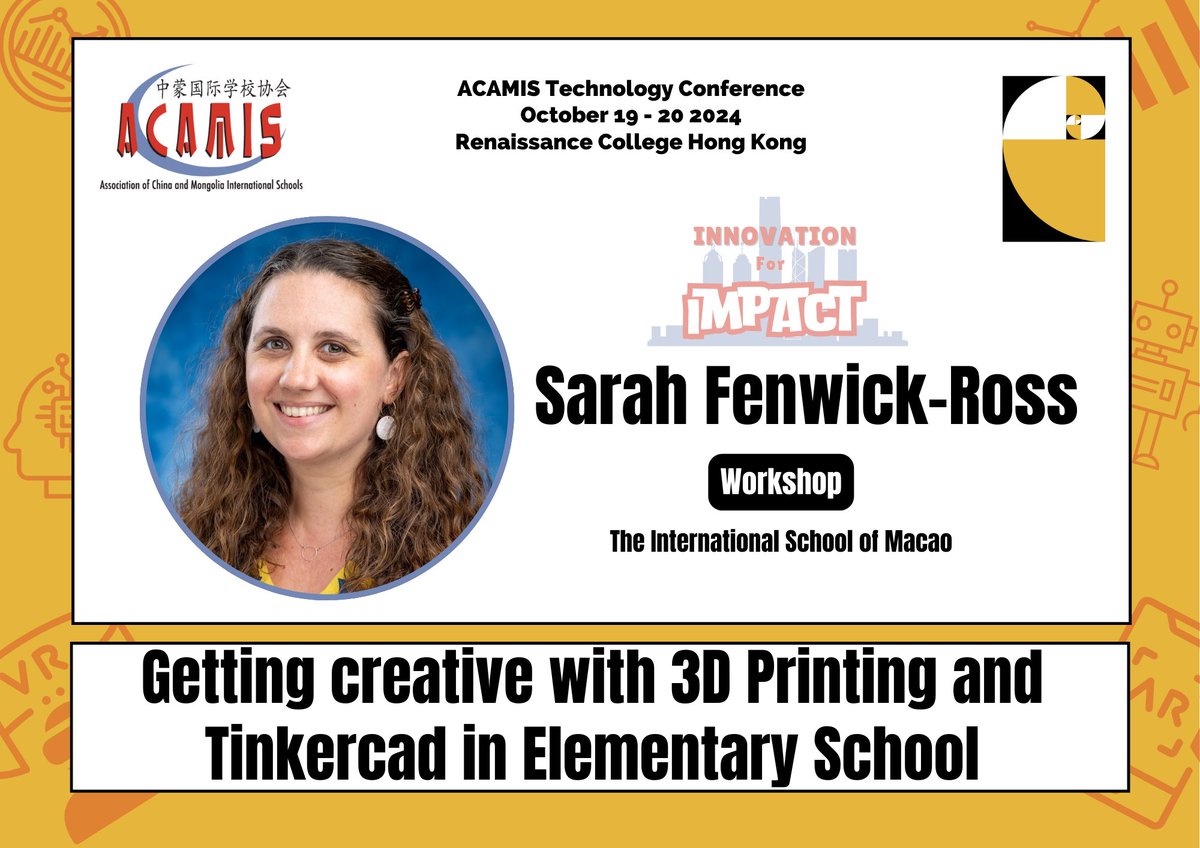 educ8torsarah's tweet image. Excited to share some fun 3D Printing projects at #ACAMIStech conference!