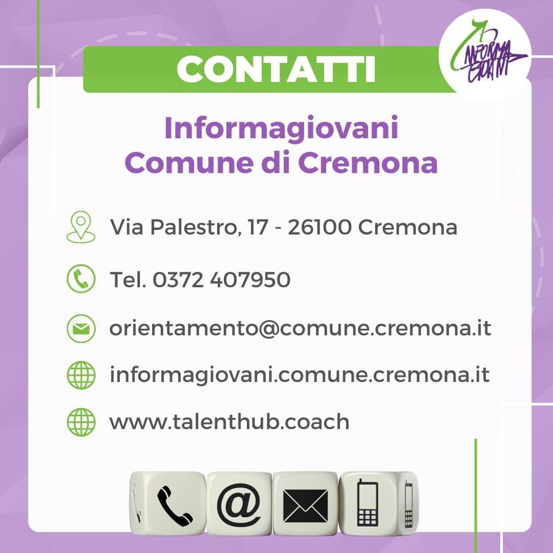 🌟 Sei un giovane in cerca della giusta strada formativa e hai bisogno di una mano? 🌟

All'Informagiovani trovi orientatori esperti e qualificati! 
Prendi un appuntamento per il tuo colloquio GRATUITO! 🎓✨

#SceltaFormativa