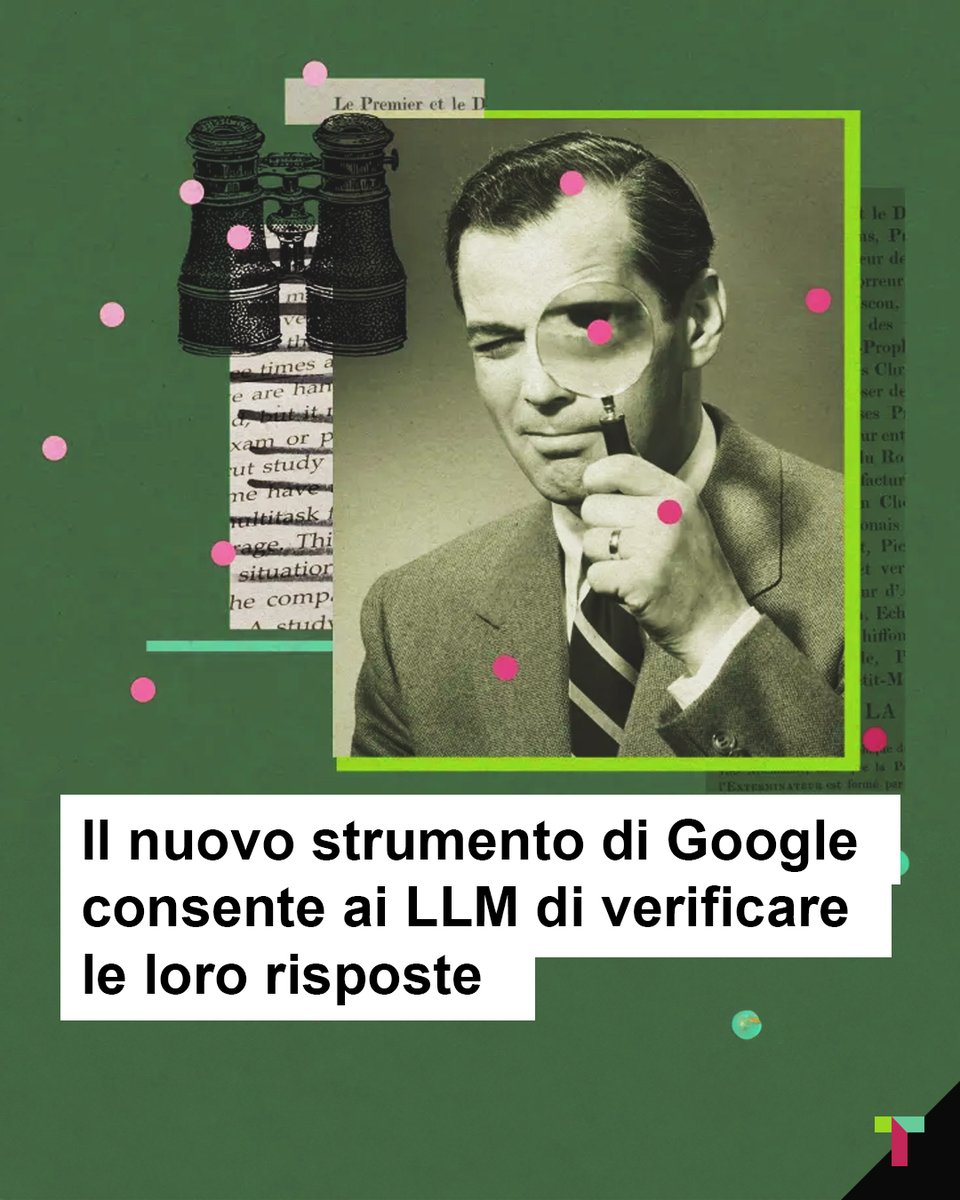 techreviewIT_'s tweet image. 📣 Il nuovo strumento di #Google consente ai #LLM di verificare le loro risposte.

Si chiama #DataGemma, riduce i rischi di allucinazioni e potrebbe aiutare le #aziende a integrare l’#IntelligenzaArtificiale in più #prodotti.

Leggi l’articolo 👇🏻
tinyurl.com/2hm5hjbx