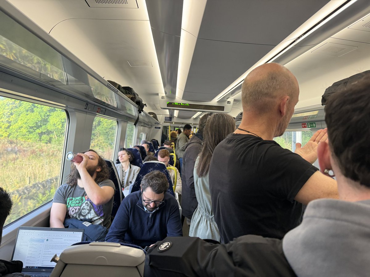 Before the pandemic, there were four trains an hour with 8 carriages per train,  one way to reduce over-crowding and peak-period demand is to put fares up.  Imagine the economic boost if we had cheap, fast and regular public transport 24/7 between Edinburgh and Glasgow <a href="/ScotRail/">ScotRail</a>