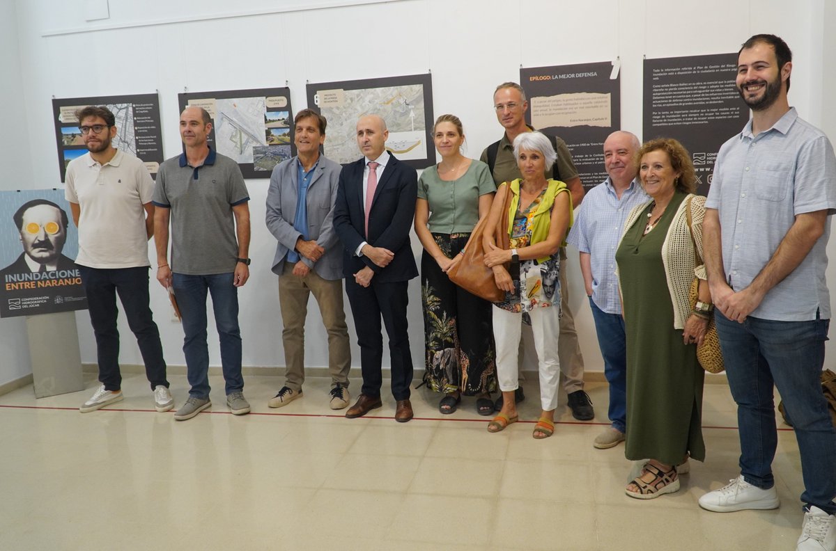 CHJucar's tweet image. ⏹️Ayer inauguramos en el Museo Municipal d’Alzira #MUMA nuestra exposición “Inundaciones entre Naranjos”.

🌊Un recorrido por la historia de la defensa contra inundaciones en la #RiberaDelJúcar de la mano de la obra del maestro Blasco Ibáñez.

🗓️Hasta el 29 de septiembre.