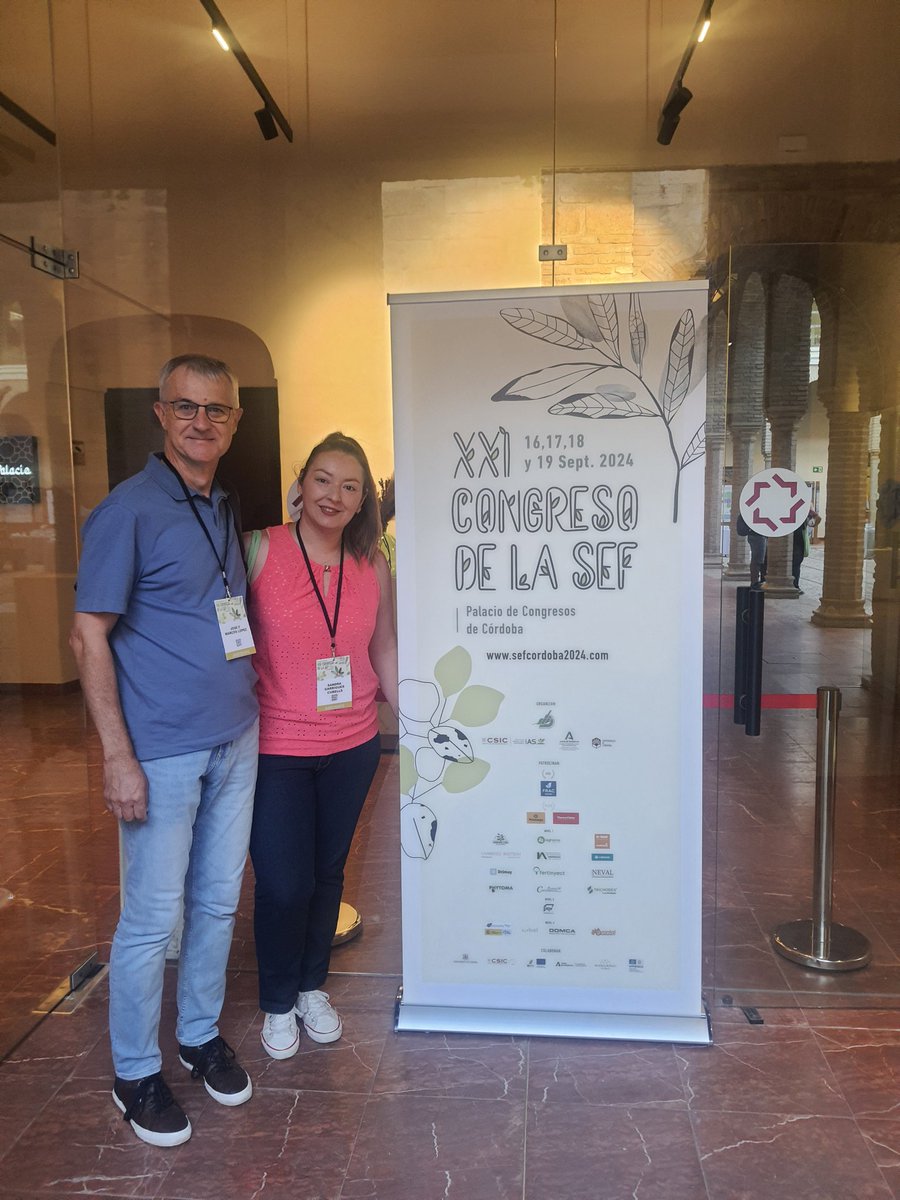 El grupo <a href="/FungalFact/">FungalFact</a> del <a href="/iata_csic/">IATA CSIC</a> asistimos al congreso #sefcordoba2024, donde a lo largo de 4 días presentaremos un total de 3 pósteres y una comunicación oral. ¡Empezamos!
#fitopatología #antifúngicos #CRISPR