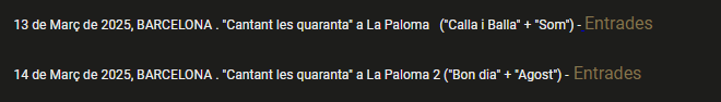 Urilopcar's tweet photo. @Els_Pets Quin és l'ordre real dels concerts de BCN? https://t.co/CKoCcagzN8