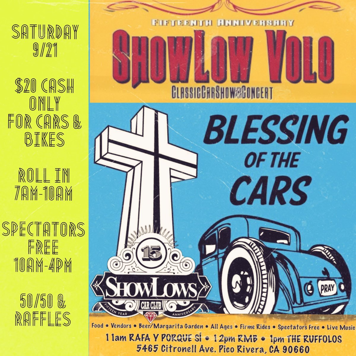 Saturday ! Pico Rivera, CA. Be there !