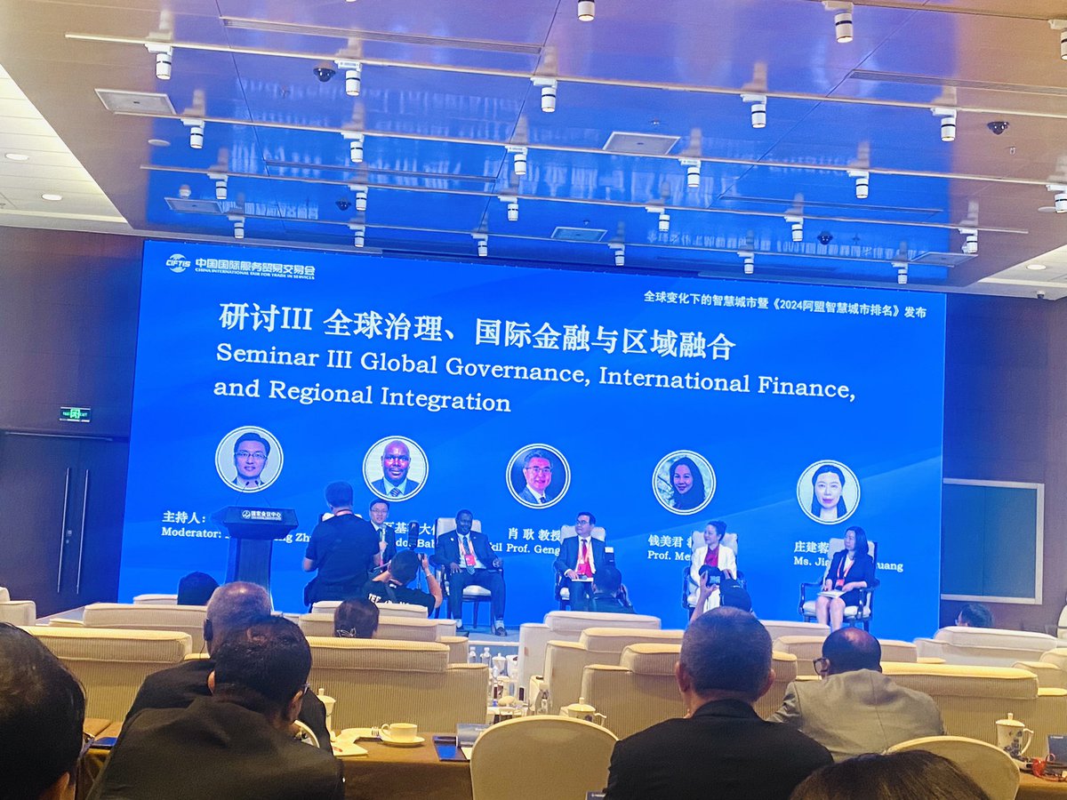 DilankaKarunar2's tweet image. I Participated as a delegate from @Tsinghua_Uni #SPPM to seminar of Building Smart City in a changing world &amp;amp; Release of 2024 #LAS Smart city ranking in China national convention center. Here @sidchat1 was a special guest to represent the #UN