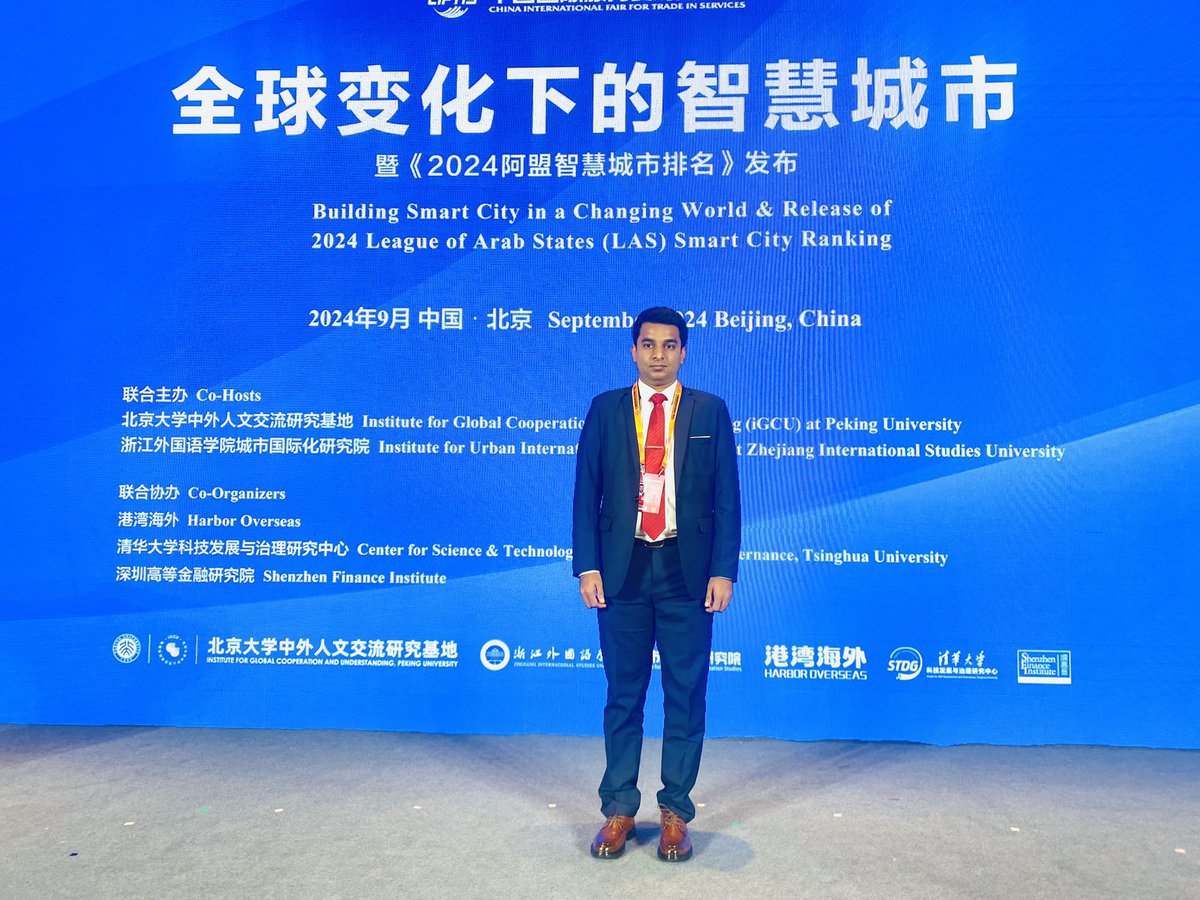 DilankaKarunar2's tweet image. I Participated as a delegate from @Tsinghua_Uni #SPPM to seminar of Building Smart City in a changing world &amp;amp; Release of 2024 #LAS Smart city ranking in China national convention center. Here @sidchat1 was a special guest to represent the #UN
