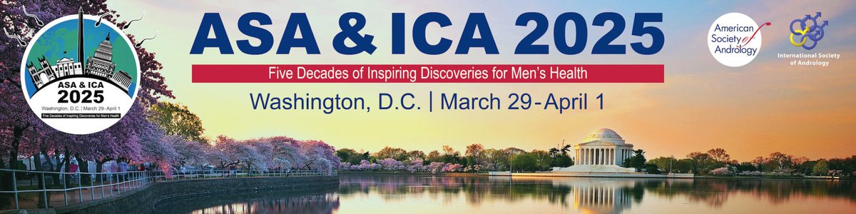 COST CA20119 ANDRONET (@andronetscience) on Twitter photo The joint <a href="/AndrologyASA/">American Society of Andrology | ASA</a> and <a href="/ISA_Andrology/">International Society of Andrology</a> meeting will take place 29 March to 1 April 2025 in beautiful Washington DC. Abstract submission is open until 20 October!
More information here: ica-asa2025.com The joint <a href="/AndrologyASA/">American Society of Andrology | ASA</a> and <a href="/ISA_Andrology/">International Society of Andrology</a> meeting will take place 29 March to 1 April 2025 in beautiful Washington DC. Abstract submission is open until 20 October!
More information here: ica-asa2025.com