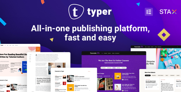 SharedTutor's tweet image. #Templates #Author Typer – Multi Author Publishing WordPress Theme dlvr.it/TDKgLn