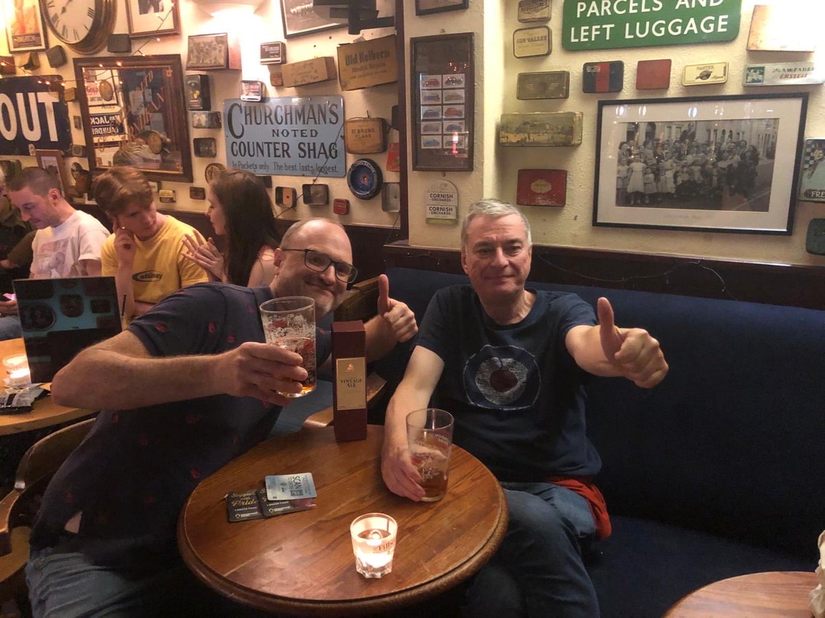 Great pint of pride in the Basketmakers and look who I ran into as well