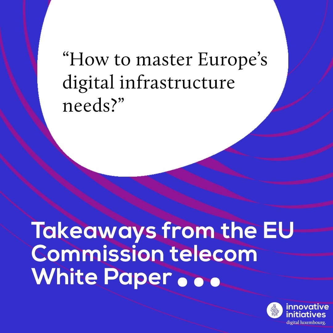 ✨New series incoming!✨

Over the next 5 days, we’ll break down the key takeaways from the EU Commission’s White Paper 👉 “How to master Europe’s digital infrastructure needs?”

You can find the complete White Paper here 👇
ec.europa.eu/newsroom/dae/r…