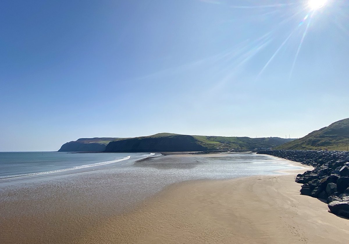 Wishing you a terrific Tuesday from a crowded beach in North Yorkshire 😉