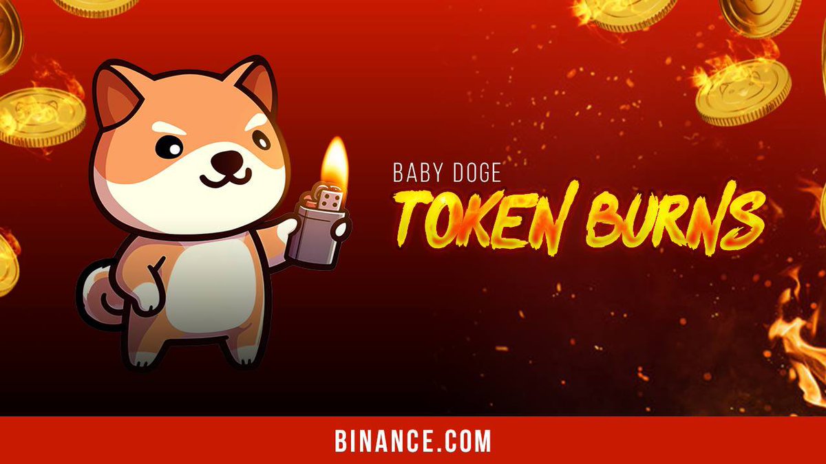 BabyDoge's tweet image. To celebrate our recent listing on @Binance, we will be doing manual BabyDoge token burns throughout the week. Keep an eye on our socials for more details!🔥👀