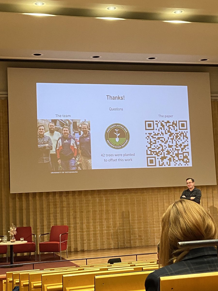 We got a preview of the Carbon Footprint paper by <a href="/alansaid/">Alan Said</a> which will be presented at @acmrecsys.

One of the key things was to ‘think twice’ before running some deep learning model. Should we start nudging individual users or should organizations just take care of this?