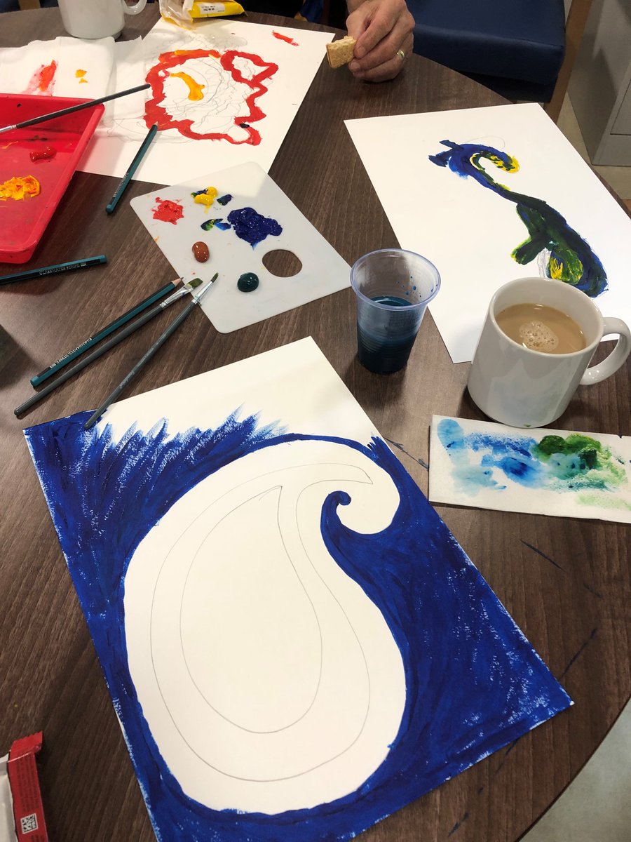 Some of the projects produced from our <a href="/Hospital_Rooms/">Hospital Rooms</a> project. I will post more as they come in. These were created by patients on our male dementia ward. @DementiaDebbie