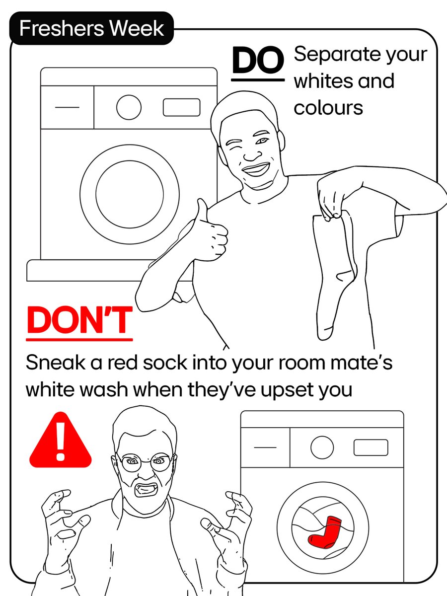 LGUK's tweet image. We&apos;re coming to you with some hot tips for freshers week 🧦 

#LGUK #FreshersWeek #Tips #BackToSchool