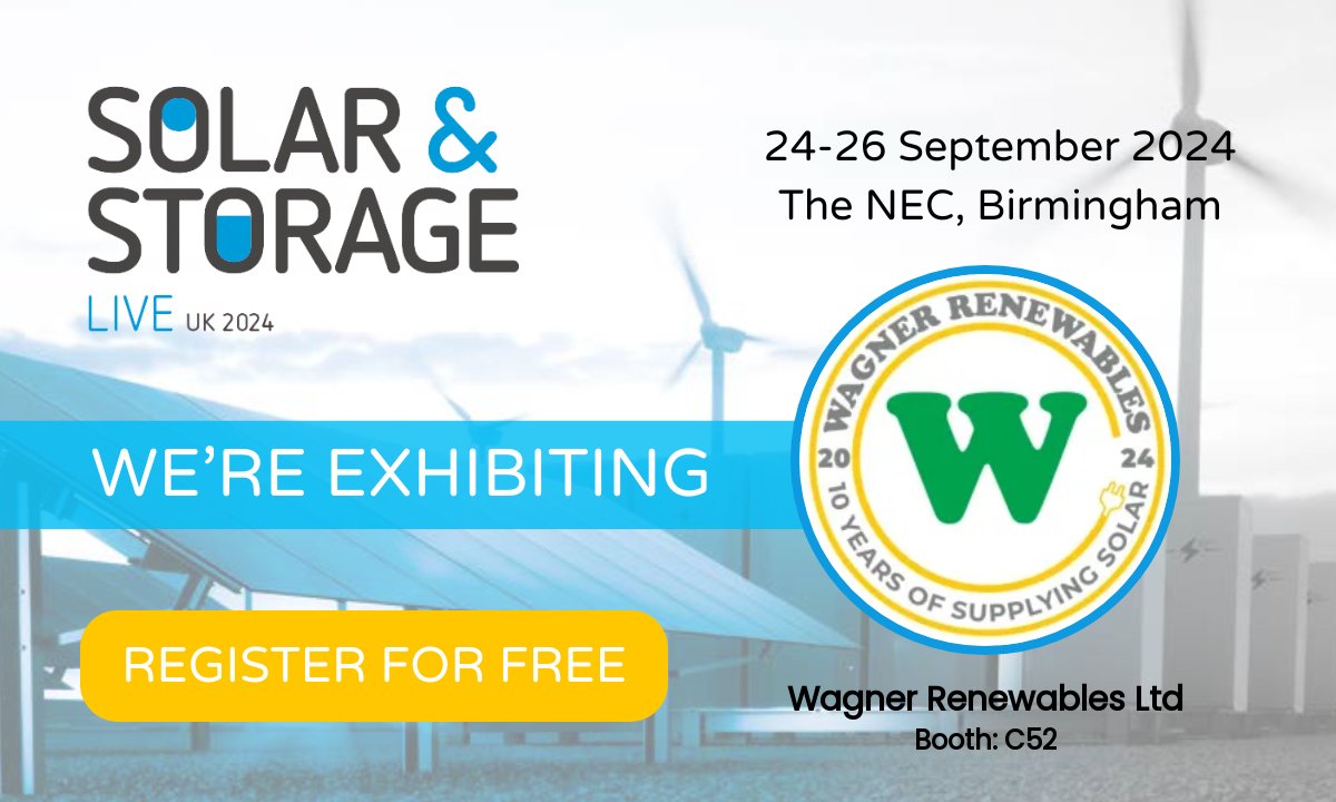 ☀️Just one week to go!☀️
Come and see us at Solar Storage Live on stand C52.

📍 24-26 September, 2024 | The NEC, Birmingham

Tickets here: i.snoball.it/p/kiQV/e/1