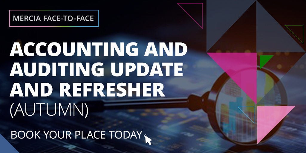 merciagroup's tweet image. Sign up for Mercia’s Accounting and Auditing Update and Refresher course.

Designed to keep accountants ahead of the game on the latest industry updates and legislation.

Book your Autumn update today ow.ly/Q71M50Tgc8R

#CPD #RefresherCourses #Training #Accounting #Auditing