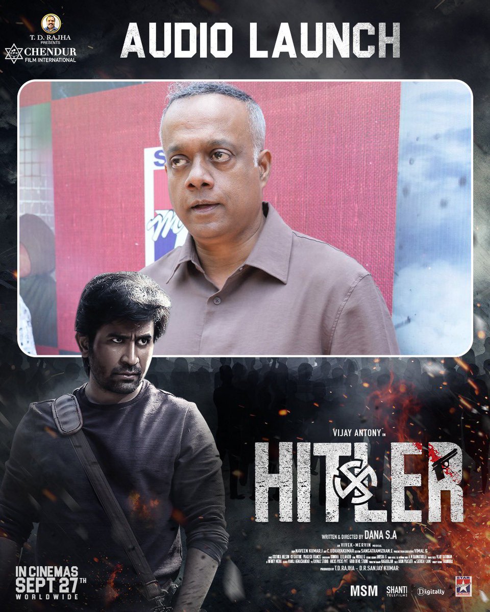 OnlyKollywood's tweet photo. #HitlerFromSep27 #HitlerAudioLaunch https://t.co/cTf2OVAU1X