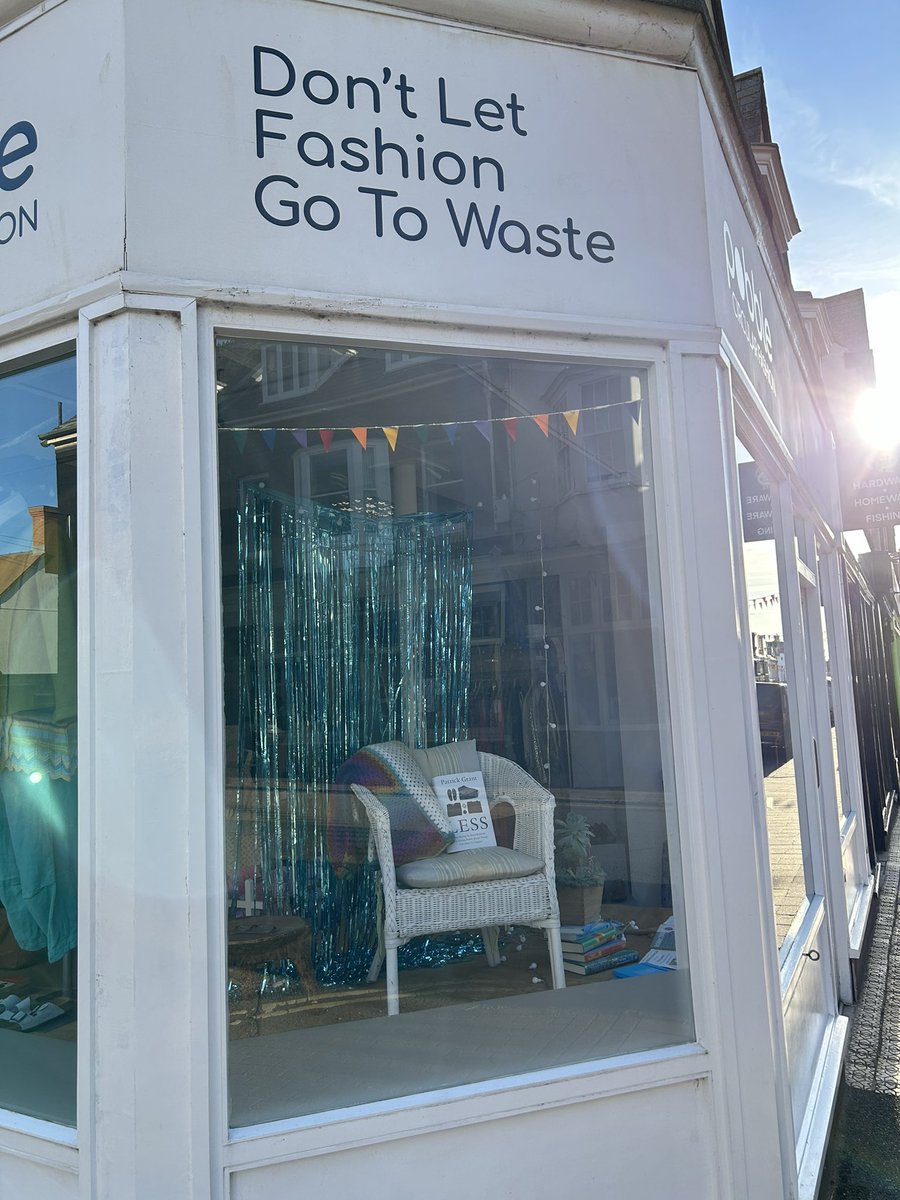 Budleigh Salterton Literary Festival (@budleighlitfest) on Twitter photo A Budleigh shop banging the drum for your message <a href="/paddygrant/">Patrick Grant</a>. Looking forward to seeing you here on Saturday! #prelovedfashion #recycle #slowfashion A Budleigh shop banging the drum for your message <a href="/paddygrant/">Patrick Grant</a>. Looking forward to seeing you here on Saturday! #prelovedfashion #recycle #slowfashion