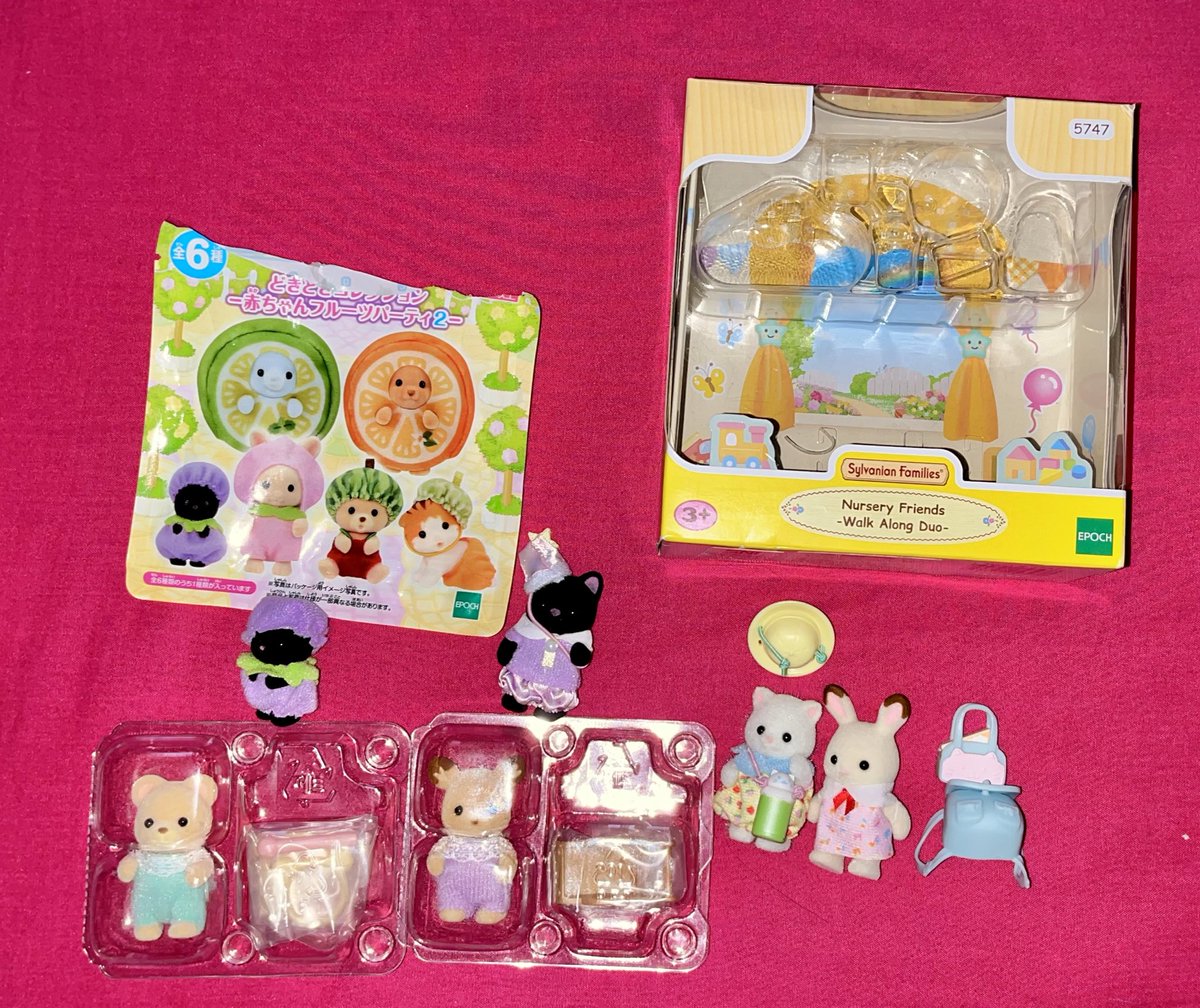 🛒 wts want to sale sylvanian families

ᯓᡣ𐭩 midnight cat eggplant/sleep over
ᯓᡣ𐭩 walk along duo series set (persian cat + choco rabbit
ᯓᡣ𐭩 blindbag baby party series
 
!! ALL GOOD CONDI !!

*rd INA 🇮🇩
*can req svid 🍊
*take more can steal

t. wts sylvanian families