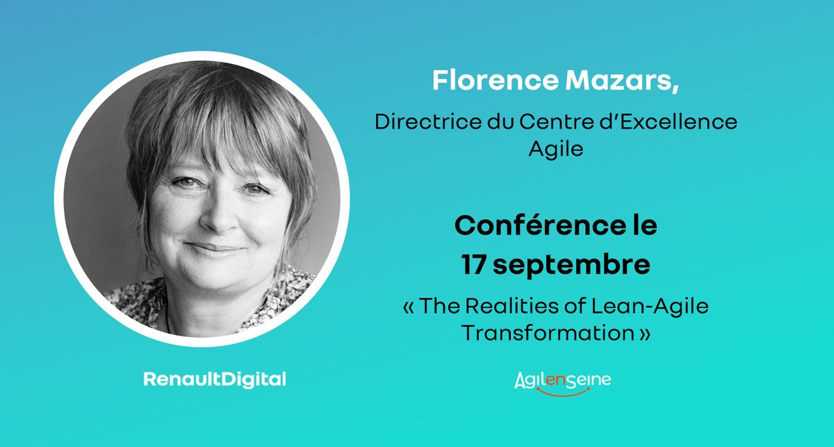 Renault Digital (@renaultdigital_) on Twitter photo C'est le jour J ! 📷 Dans quelques instants, nos experts des Centres d'Excellence #Agile et #UX partageront leur expertise autour de la #businessagility, du #designdeservice et du #leanagile à <a href="/AgileEnSeine/">Agile en Seine</a>.
@FloMzs #AES24 #agilenseine C'est le jour J ! 📷 Dans quelques instants, nos experts des Centres d'Excellence #Agile et #UX partageront leur expertise autour de la #businessagility, du #designdeservice et du #leanagile à <a href="/AgileEnSeine/">Agile en Seine</a>.
@FloMzs #AES24 #agilenseine