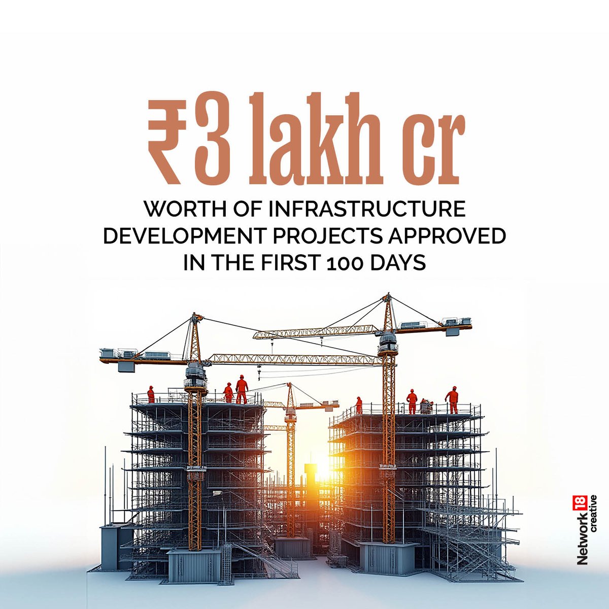 CNNnews18's tweet image. Key infrastructure projects approved in the first 100 days of Modi 3.0

#ModiTurns74 #PMModi #InfraProjects #BuildingIndia