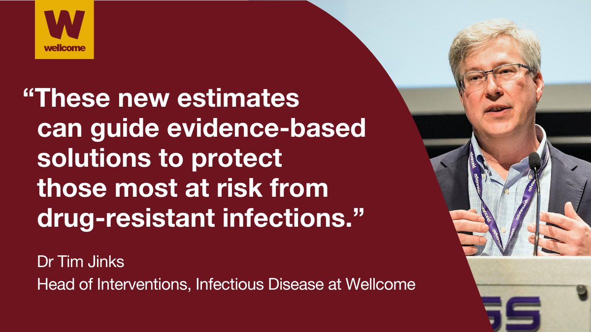 wellcometrust's tweet image. Antimicrobial resistance (AMR) is a growing global health threat.

Without urgent action, bacterial AMR will account for three deaths every minute between 2025 and 2050.

The latest GRAM report in @TheLancet gives vital new evidence. Read on for key takeaways ⤵️ [1/3]