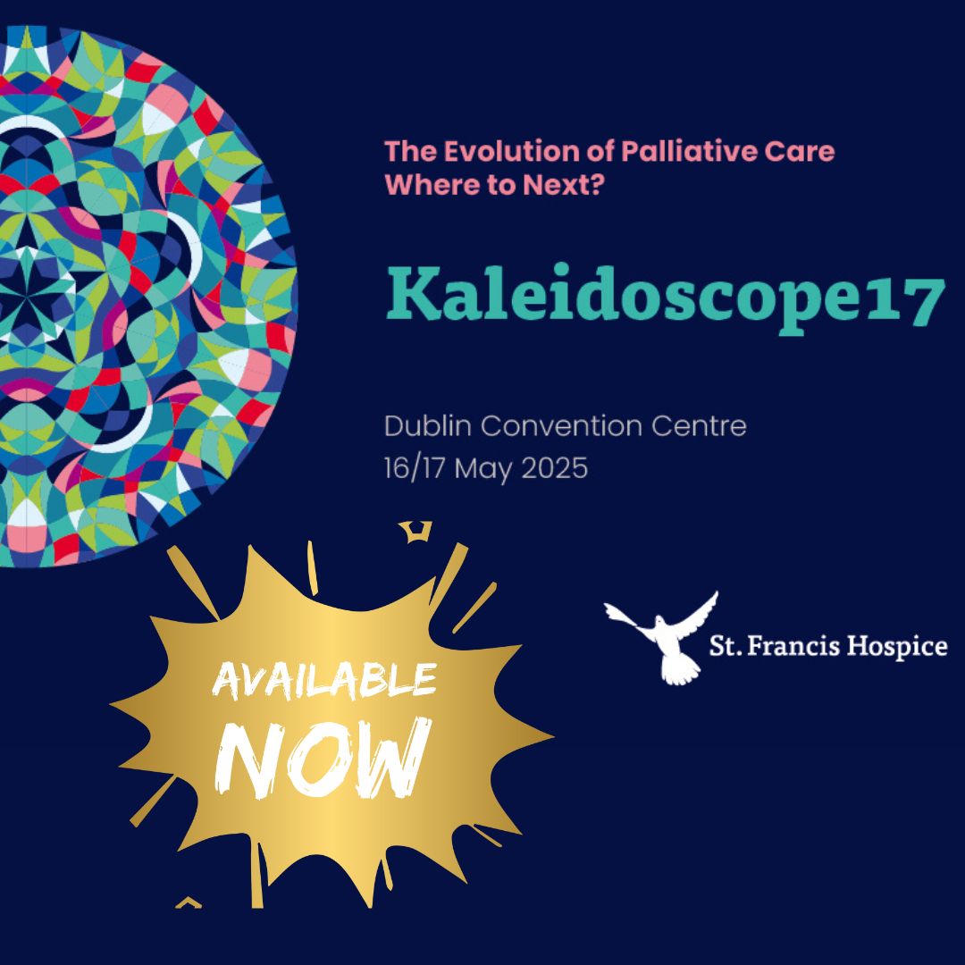 🎉 Delighted to announce that tickets for our 17th Kaleidoscope International Palliative Care Conference are now on sale! 🎉
 Early Bird Tickets available until 31st March 2025, to view line up of speakers and book click here sfh.ie/for-healthcare… or visit link in our bio