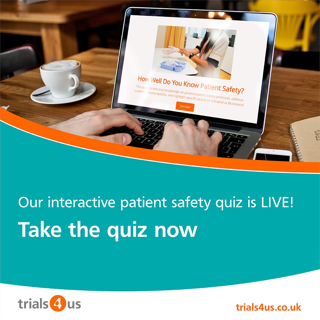 🎉 The wait is over! Our interactive quiz for World Patient Safety Day is live! Test your knowledge, learn something new, and share your results! ow.ly/PvFJ50Tofor #PatientSafety #InteractiveQuiz #WorldPatientSafetyDay #RichmondPharmacology