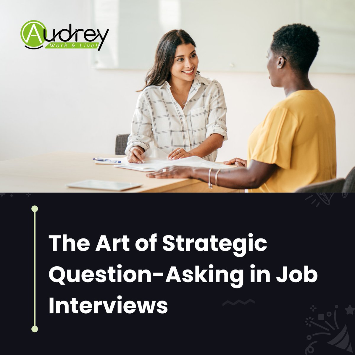 audreynkirote's tweet image. At Audrey Career Strategists, we are here to help you ask the right questions and prepare for your dream job! 🚀 #InterviewLikeABoss #AskSmartQuestions #CareerGameChanger #JobSeekersUnite #InterviewHacks