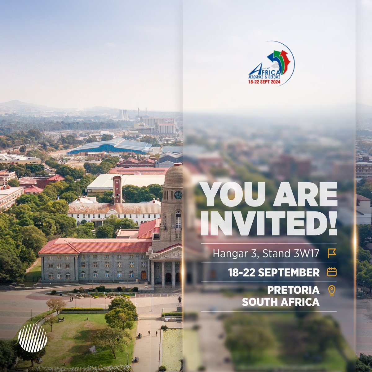 roketsan's tweet image. You are invited!

Join us to experience our field-proven products on defense at The Africa Aerospace and Defence Expo.
 
🗓️ 18-22 September
📍 Pretoria, South Africa
 
#AAD2024 🇹🇷🤝🇿🇦
#RiseForTomorrow 🌟
#Roketsan
