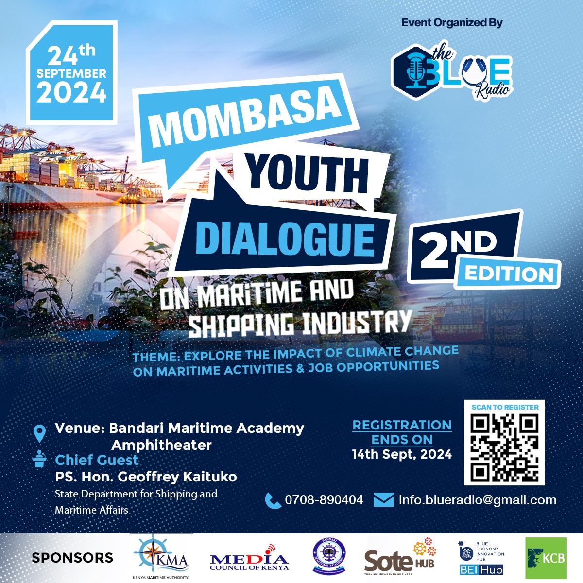 This is happening next Tuesday 
If you're intrested in anything Maritime and Shipping and would love to attend the wait list is still open. 
lu.ma/1kw7iobl
<a href="/blueradioKe/">Blue Radio</a>