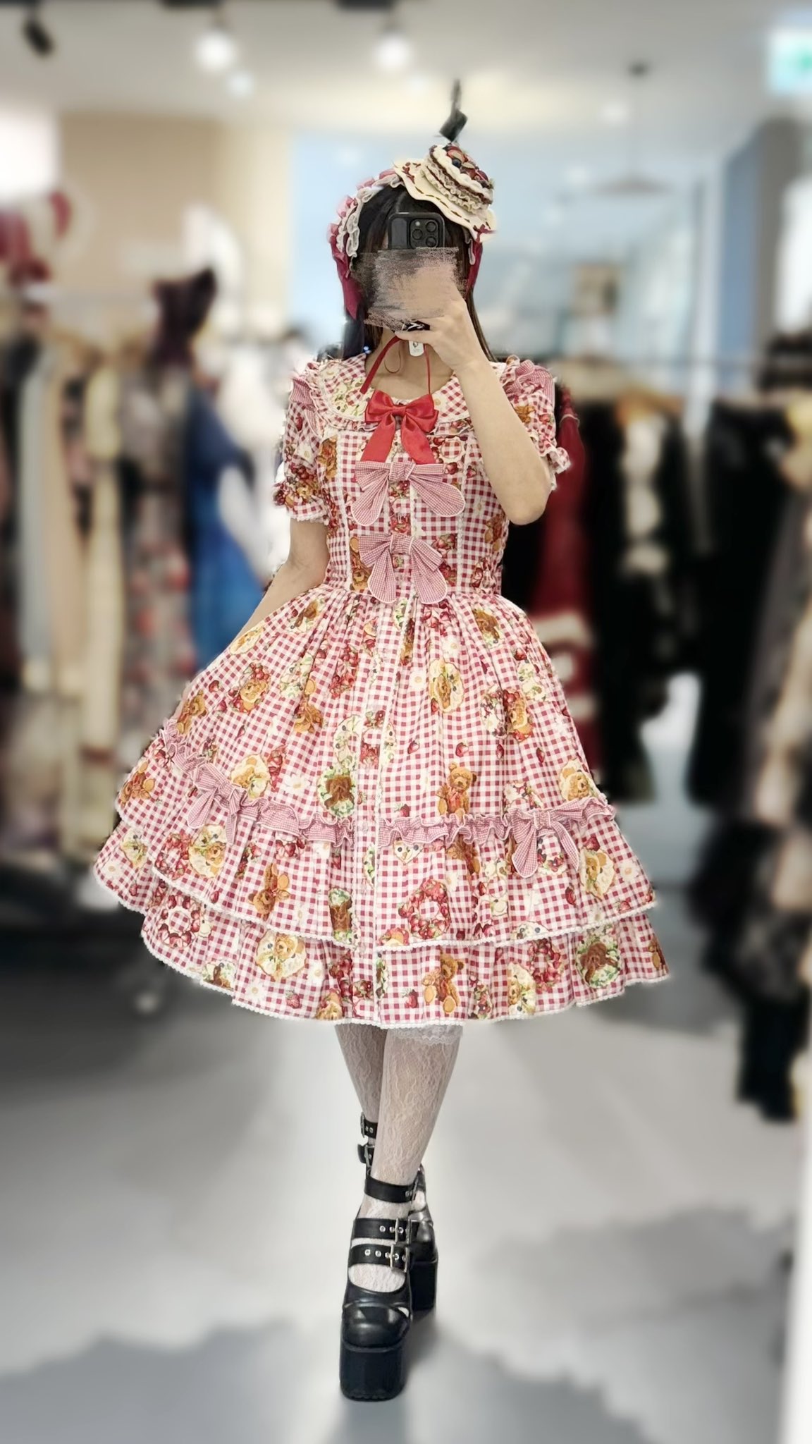 メタモルフォーゼ Gingham fruits tart ジャンパースカート KIST Maria on X: