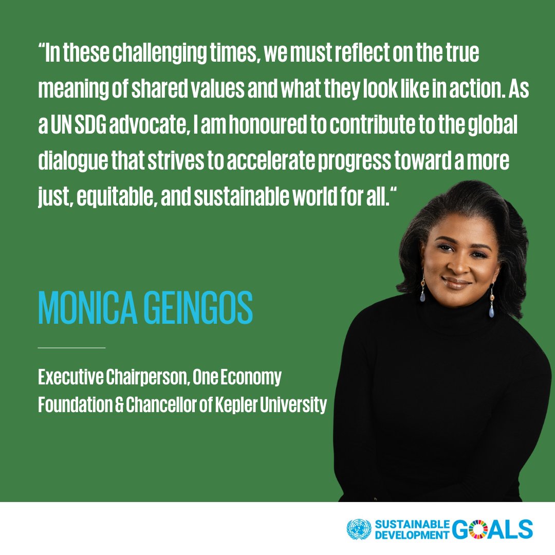 3rd First Lady, Namibia (@firstladynam3) on Twitter photo Mrs. Monica Geingos has officially been appointed as one of four new UN <a href="/SDGAdvocates/">SDG Advocates</a> by <a href="/antonioguterres/">AntĂłnio Guterres</a>, Secretary-General of the <a href="/UN/">United Nations</a>.
As a leader in global health and development, she will leverage her platform to champion the #SDGs and drive global action.
#GlobalGoals
1/2 Mrs. Monica Geingos has officially been appointed as one of four new UN <a href="/SDGAdvocates/">SDG Advocates</a> by <a href="/antonioguterres/">AntĂłnio Guterres</a>, Secretary-General of the <a href="/UN/">United Nations</a>.
As a leader in global health and development, she will leverage her platform to champion the #SDGs and drive global action.
#GlobalGoals
1/2