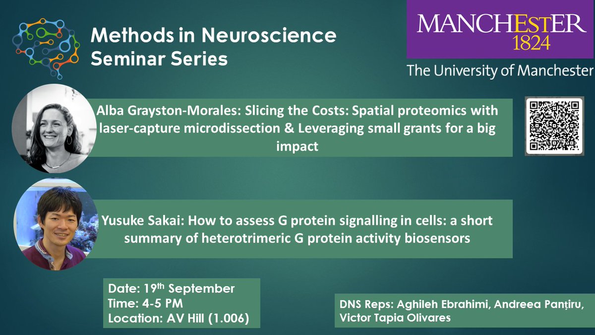 Division of Neuroscience (@dns_uom) on Twitter photo The first Methods in Neuroscience Seminar of the year takes place on 19th September, featuring <a href="/albagrays/">Alba Grayston</a> and Yusuke Sakai - details and registration on the attached poster (<a href="/AghilehE/">Aghileh S Ebrahimi</a> <a href="/A_Pantiru/">Dr Andreea D. Pantiru</a> @victor_tapia_o) #neuroscienceseminar The first Methods in Neuroscience Seminar of the year takes place on 19th September, featuring <a href="/albagrays/">Alba Grayston</a> and Yusuke Sakai - details and registration on the attached poster (<a href="/AghilehE/">Aghileh S Ebrahimi</a> <a href="/A_Pantiru/">Dr Andreea D. Pantiru</a> @victor_tapia_o) #neuroscienceseminar