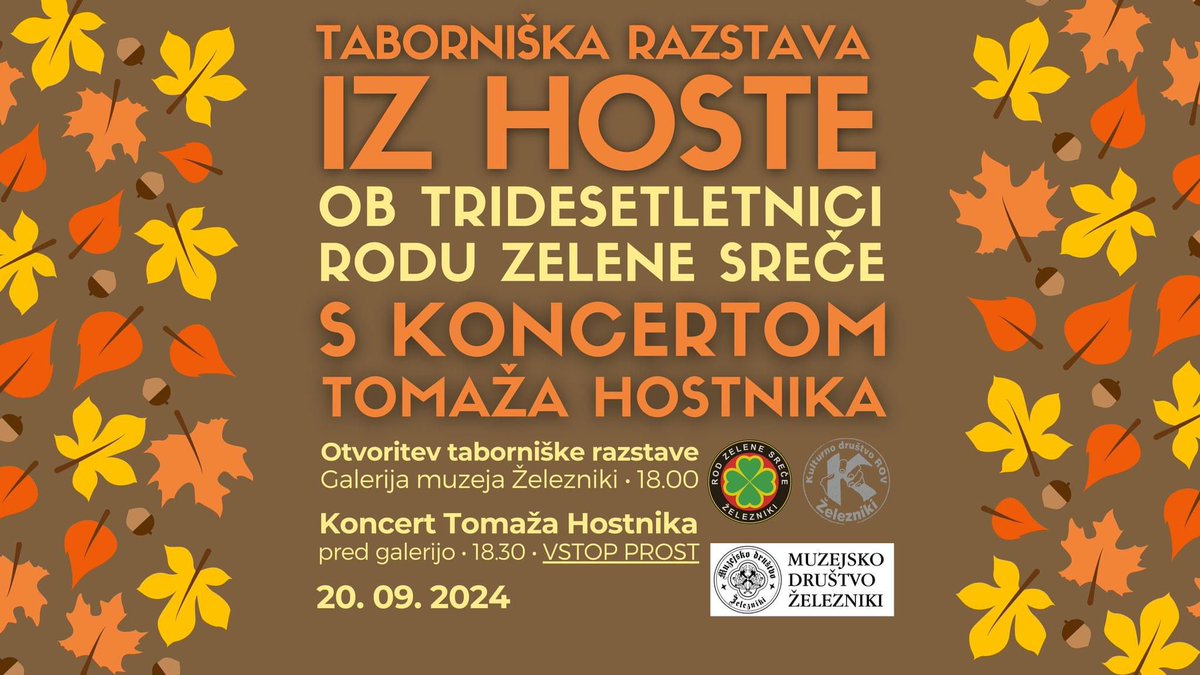 DanielKalan's tweet image. V petek ste vsi prav lepo vabljeni v #muzej  🌐 #Železniki. 

Vabijo vas #taborniki. ⛺