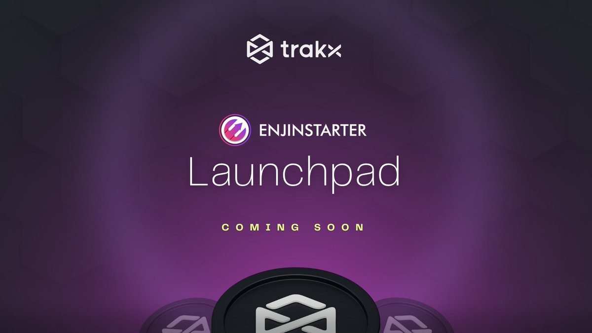 official_trakx's tweet photo. We are pleased to collaborate with @enjinstarter! 📢

Soon, you can get our $TRKX token on their Launchpad. We are setting new standards for crypto investing, and our token will provide additional exclusive benefits.

Join our community to get ready!
👉 https://t.co/Xddnq4Ydn9
👉 https://t.co/qOwZIWbo07